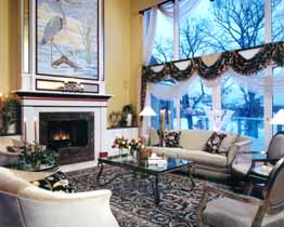 Clarkston, MI, Lakeside Residence, Living Room